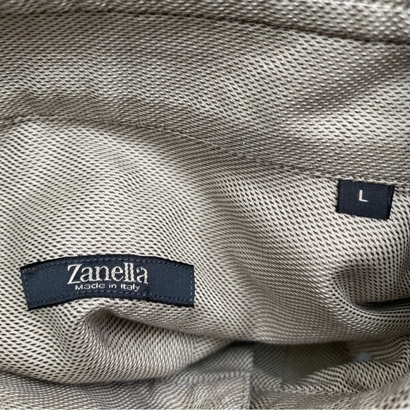 Zanella Made In Italy Patterned Button Down Shirt - Picture 11 of 11